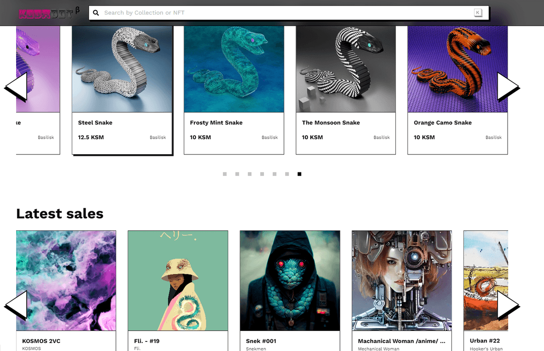 KODA NFT Marketplace preview