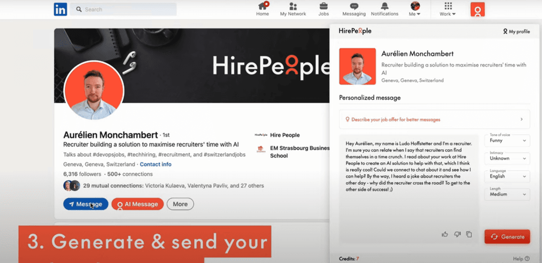 HirePeople - AI Recruiter preview