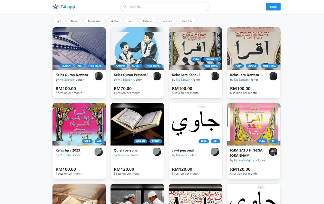 Talaqqi - Arabic Education preview